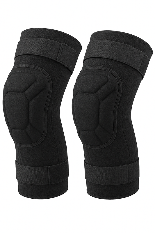 2pcs Adjustable Long Compression Knee Pads – Ultimate Knee Support for Sports & Workouts